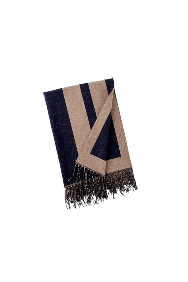 SYT-MD Echarpe Femme, Écharpe dhiver solide plus épaisse for femmes, écharpe en laine et cachemire for le cou et la tête, Pa