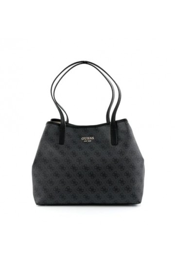Guess Vikky Tote, Bag Women, Charbon, Taille Unique