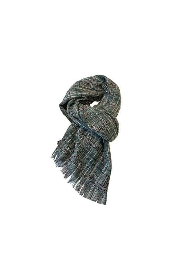 Écharpe de Noël Écharpe en Coton Polyester Doux Tissage Écharpes Hiver Chaud Wraps Châles Femmes Hommes Écharpes Dames Écharp