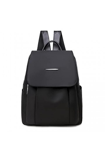 Sac a Dos Femme, Sac à Main Portés Dos Fille Mini Antivol Imperméable Sacs à Dos Voyage en Nylon, Sac d’école en Cuir PU Déco