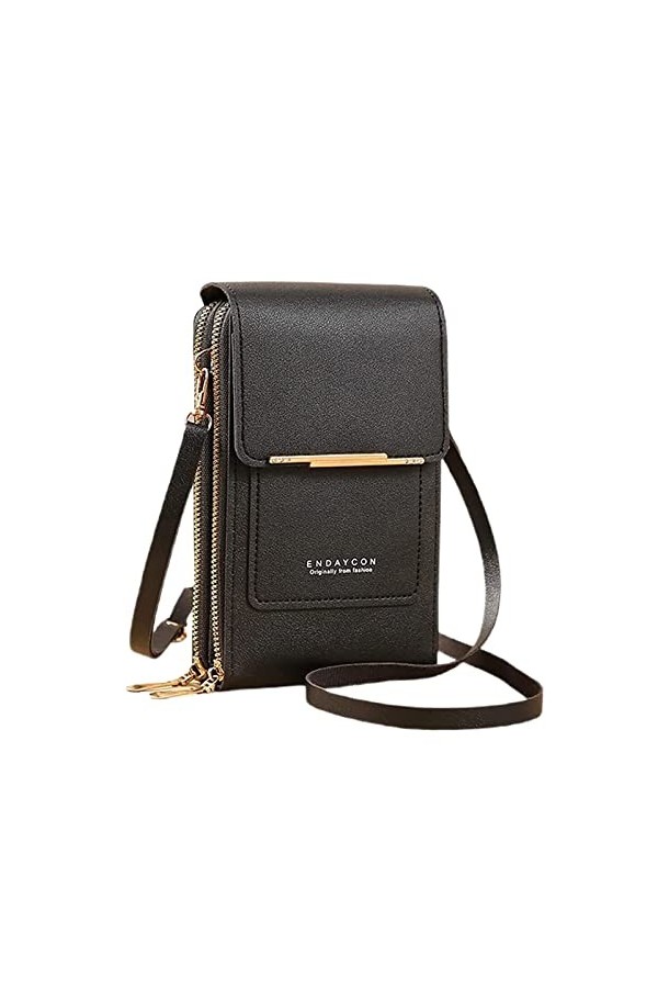 Générique Sac Bandoulière Femme de Téléphone Portable avec Poches et Ecran Tactile Porte-Monnaie Multifonctionnel Crossbody e