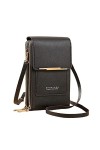 Générique Sac Bandoulière Femme de Téléphone Portable avec Poches et Ecran Tactile Porte-Monnaie Multifonctionnel Crossbody e
