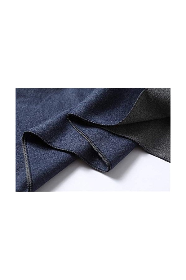 CCBUY Écharpes dhiver pour femmes - Écharpe chaude jaune et blanche Épais châle dhiver pour femmes Wraps double face pour f