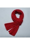 Écharpes dhiver Femmes - Écharpes Tricotées Écharpe Rouge Dhiver Chaud Comme Les Femmes Homme Châles Longue Taille Foulard 