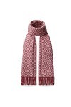 Foulard en Soie, écharpes pour Femmes Doux Pashmina Tartan Check Châles et Wraps Hiver Chaud Épais Dames Écharpes avec Gland 