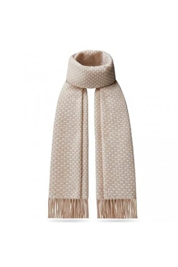 Foulard en Soie, écharpes pour Femmes Doux Pashmina Tartan Check Châles et Wraps Hiver Chaud Épais Dames Écharpes avec Gland 