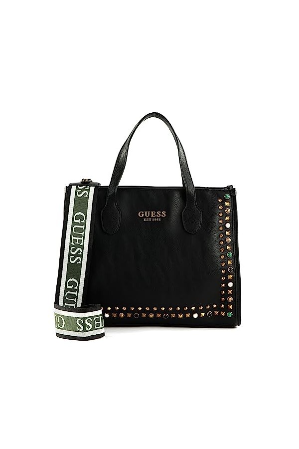 GUESS Radar 2 Compartment Tote Black