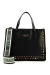 GUESS Radar 2 Compartment Tote Black
