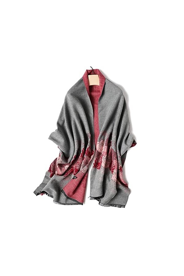 Femme Écharpe Écharpe exquise châle à Double Usage de Grande Taille Cadeau épaissi et Chaud for Les Femmes, 190cm Écharpe Cha