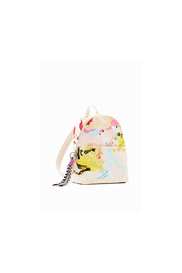 Desigual, BACK_MANCHAS_MOMBASA MINI U 1001 RAW Femme, Blanc, Taille unique