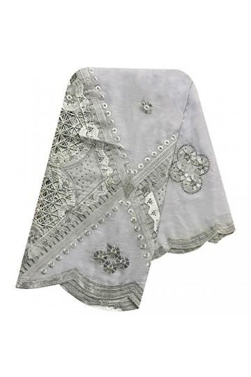 keusyoi Écharpe musulmane grande taille en coton pour femme africaine Hijab Écharpe Dubaï Écharpe pour prière