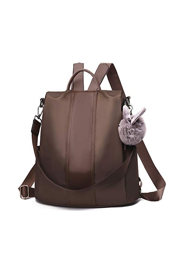 Charmore Femme Sac À Dos Étanche En Nylon Sacs Décole Anti-vol Sacs À Bandoulière