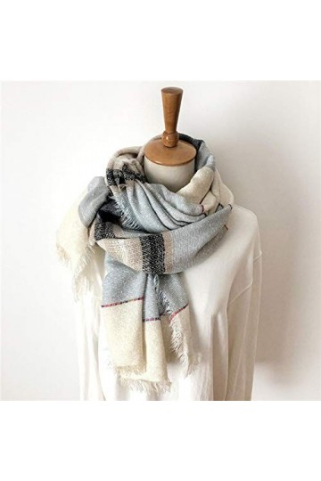 Foulard Femme Cheveux Echarpe Soie Nouvelle Écharpe Couleur Unie Longue Dames Écharpe Châle Plaid Hommes Écharpe Beige