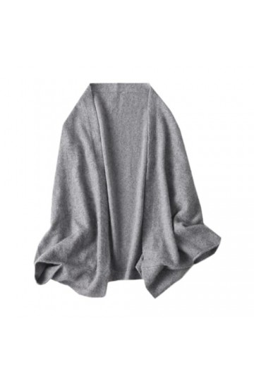 Femmes tendance châle écharpe femmes décontracté laine mélangée doux tricoté Poncho écharpes femmes chaud mode châle