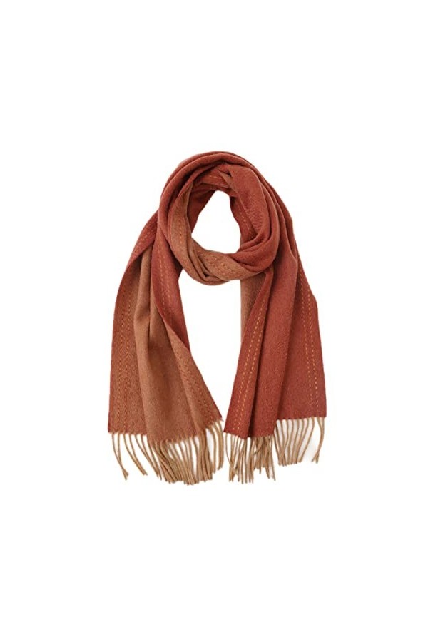 Écharpe dhiver chaude pour femme 100 % cachemire avec pompons pour temps froid 180 x 32 cm, vert clair