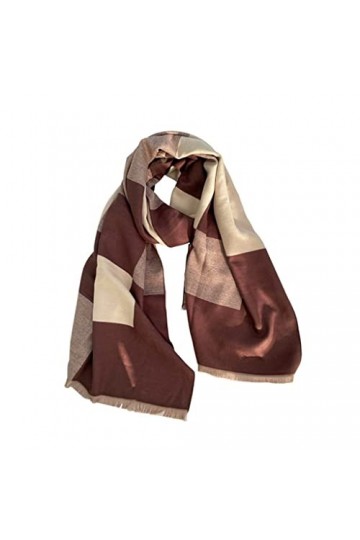 Écharpe de Noël Imitation Cachemire Écharpe Plaid Écharpes Femmes Automne Hiver Chaud Wrap Châle Écharpes Dames Écharpes Cade