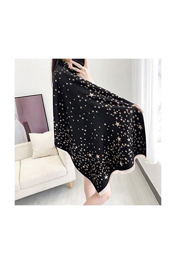 Foulard Femme Soie Cheveux pour De Hiver en Echarpe Écharpe De Luxe pour Dames Design Imprimé Écharpe Chaude Dames Mode Longu