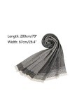 Foulard Unisexe Stripe Jeunes Hommes Femmes Tassel Echarpes Chaud Couverture Souple Wrap Châle Echarpes Automne Cadeaux de Va