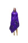 keusyoi Écharpe en coton musulmane pour femme africaine Hijab Écharpe Dubai Accessoires pour femme