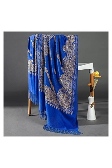 LiFBeauTiFul Femmes Glands Châles Wrap Pashmina Echarpes Surdimensionnées Chal Chaud Mujer Bufanda Silencieux Doux Echarpes C