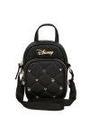 Topolino Mickey Disney Sac à Dos Femme Noir, Sac à Dos matelassé 26x27x33cm