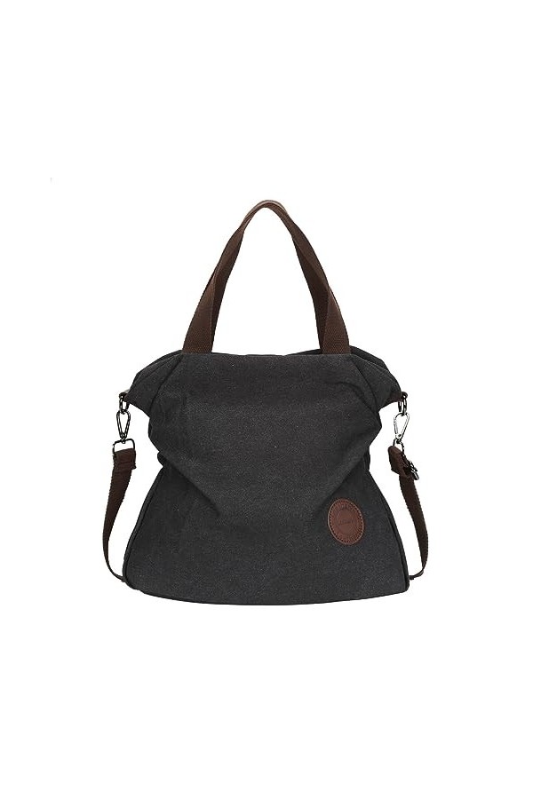 Leathario Sac à Main pour Femme Fille Sacs Bandoulière Grande Capacité, Cabas à Dos Mis à Niveau Sac Porté Epaule en Toile Fo