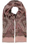FRAAS Écharpe légère en viscose – Fabriqué en Italie pour femme Couleur rose