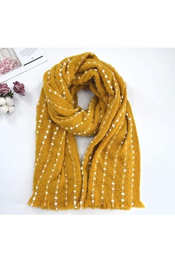 Foulard Femme Cheveux Echarpe Soie Écharpe Femmes Chaud Solide Couleur Carré Écharpe Femmes Écharpe Wrap Épais Doux Dot Annea