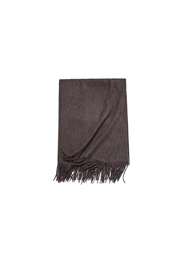 Foulard en Soie, Hiver Dames Foulards Châle Couleur Unie Mode Doux Chaud Confortable Écharpe Couverture Cadeaux pour Femmes e