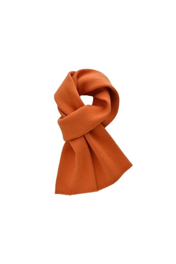 Hdhdeueh Petite écharpe tricotée chaude en laine pour femme, cadeau de vacances unisexe, violet, taille unique