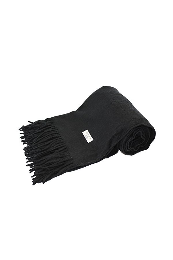 Jasmine Silk 100% Soie de mûrier châle Pashmina écharpe châle- Noir