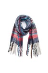 Foulard Femme Cheveux Echarpe Soie Femmes Rétro Rayé Doux Et Frais Écharpe Chaude Longue Écharpe Gland Décontracté Doux Et Co