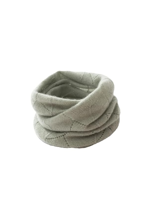 Écharpe en cachemire pour femme - Automne et hiver - 96,5 x 58,4 cm - Doux et chaud - En tricot, Polaire turquoise, taille un