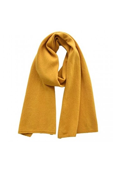 Foulard Femme Soie Cheveux pour De Hiver en Echarpe Écharpe Hommes Et Femmes Couleur Unie Chaud Tricoté Court Mince Écharpe D
