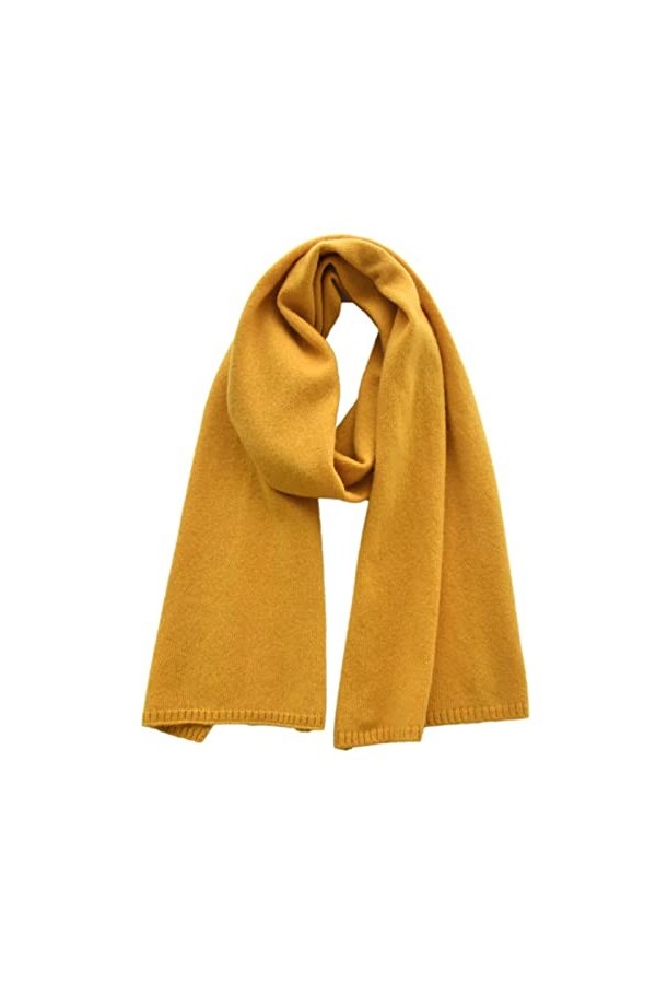 Foulard Femme Soie Cheveux pour De Hiver en Echarpe Écharpe Hommes Et Femmes Couleur Unie Chaud Tricoté Court Mince Écharpe D