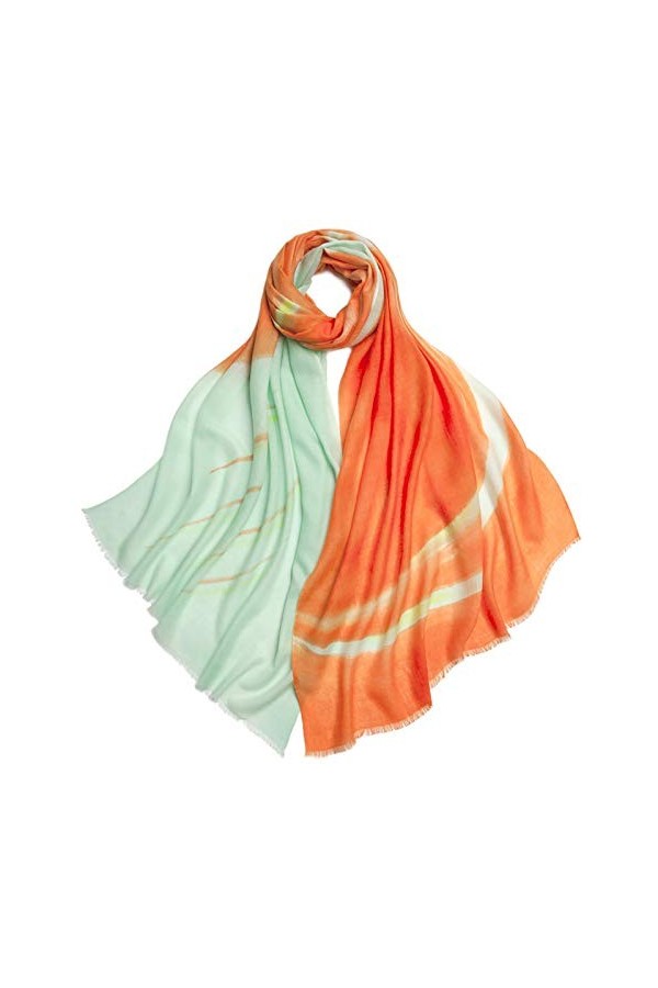 YLiansong-home Dames Écharpe Foulard Peint à la Main de Tissage Simple Dames Automne et Hiver Couple Coupe-Vent et Chaleureux