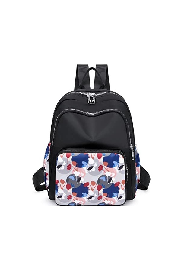 Estwell Sac à Dos Petit pour Femmes et Filles Mignon Mode Sacs Portés Dos Imperméable Nylon Sac à Bandoulière Sac à Main Lége