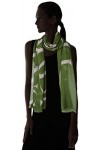 Trussardi Jeans Pashmina Print Logo Micromodal, Vert G260/Military/Rose G260 , Taille Unique Femme