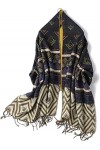Tbkoly Écharpe châle à la Mode Foulard Poncho, écharpe dhiver for Femme écharpe en Cachemire tricoté Pashmina écharpe for Fe