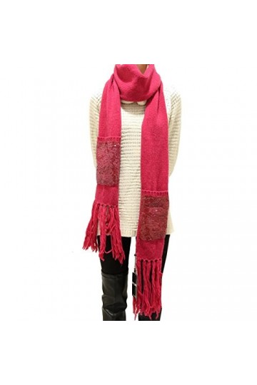 WHO*S WHO 4468F sciarpa TASCHE LANA VERGINE accessori donna scarf women [UNICA]