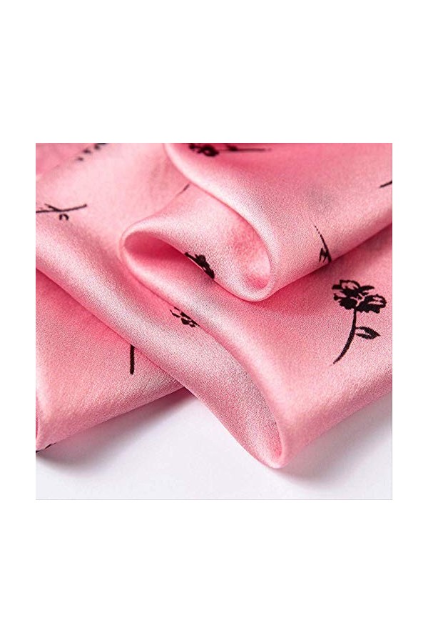 GDYX Écharpe 52 * 52cm nouvelle écharpe en soie élégante foulard carré dimpression de la soie féminine&nbsp;&nbsp;&nbsp;DK022-7