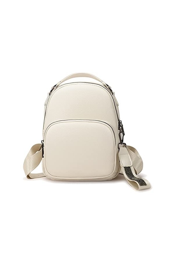 Aeeque Mini Sac À Dos Femme en PU Cuir, Petit Sac à Main Doux Au Toucher, Sac Élégant Décontracté pour Femmes Filles, Sacs Po