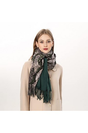 Foulard Femme Cheveux Echarpe Soie Écharpe Dames Écharpe Épaississement Chaud Châle Wrap Mode Longue Couverture L190Cmw70Cm Y
