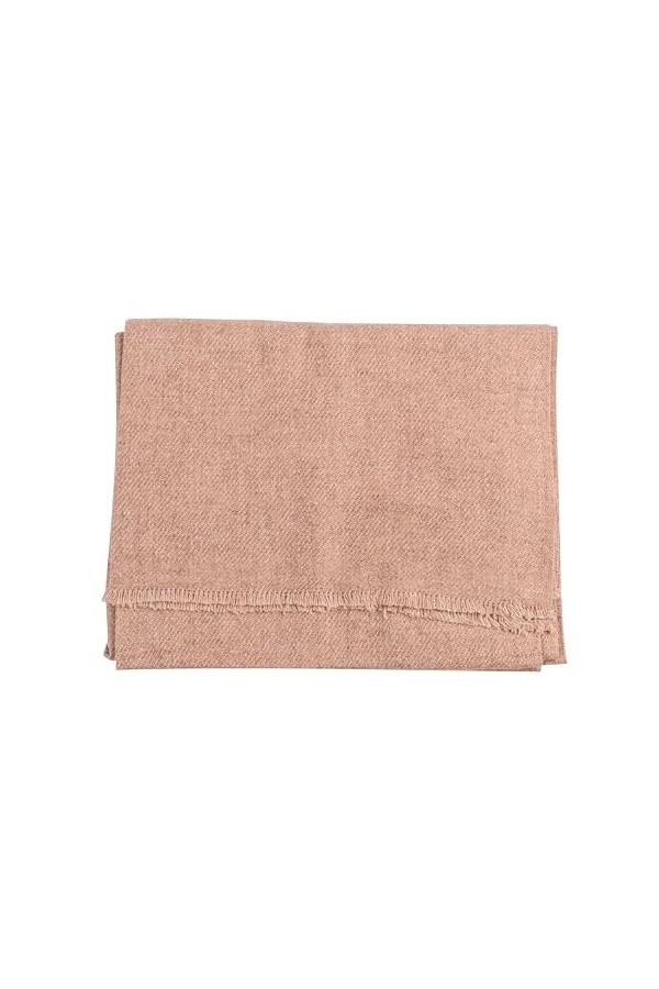 yanopurna Écharpe en cachemire unie, bleu clair, taille unique