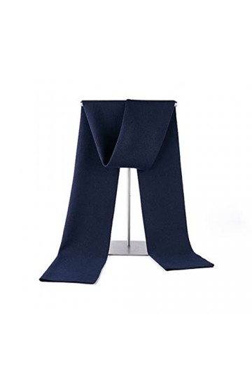 Foulard en Soie, Écharpes de Couverture pour Hommes et Femmes Couleur Unie Cosy Hiver Écharpe Chaude Tartan Check Wraps Laine