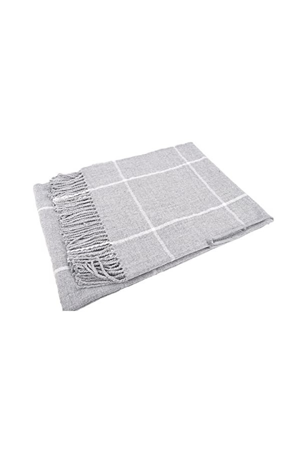 Foulard en Soie, Écharpes de Couverture pour Femmes&nbsp;，Dames Mode Cosy Hiver Chaud Tartan Longs Châles à Carreaux et Laine Tass