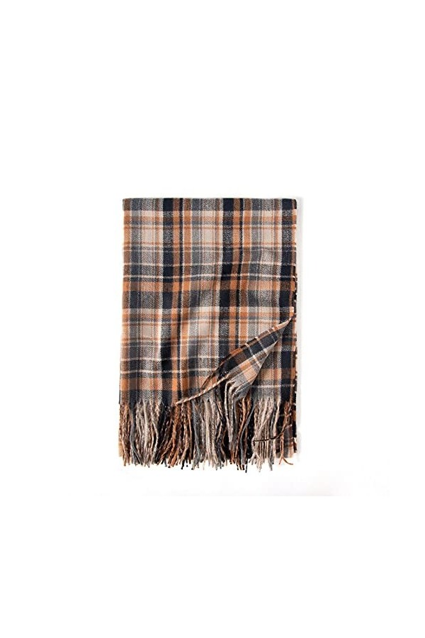 Foulard Femme Cheveux Echarpe Soie Dames Écharpe Plaid Écharpe Châle Rue Impression Écharpe Mi-Longueur Luxe Designer Onesize