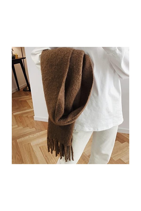 Foulard Femme Soie Cheveux pour De Hiver en Echarpe Écharpes Écharpes pour Femmes Écharpes De Noël pour Femmes Taille Unique 