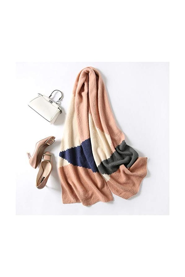Cachemire Femmes tricoté écharpe Hiver Chaud châles et enveloppes Laine Pashmina Long Femme Foulard épaissir Couverture