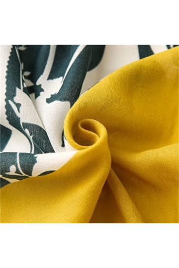 MIHOTA Châle ÉcharpeViscose Châle Écharpe Lady Print Pashmina Stole Wrap Hijabs Color : A, Size : 180cm*90cm 